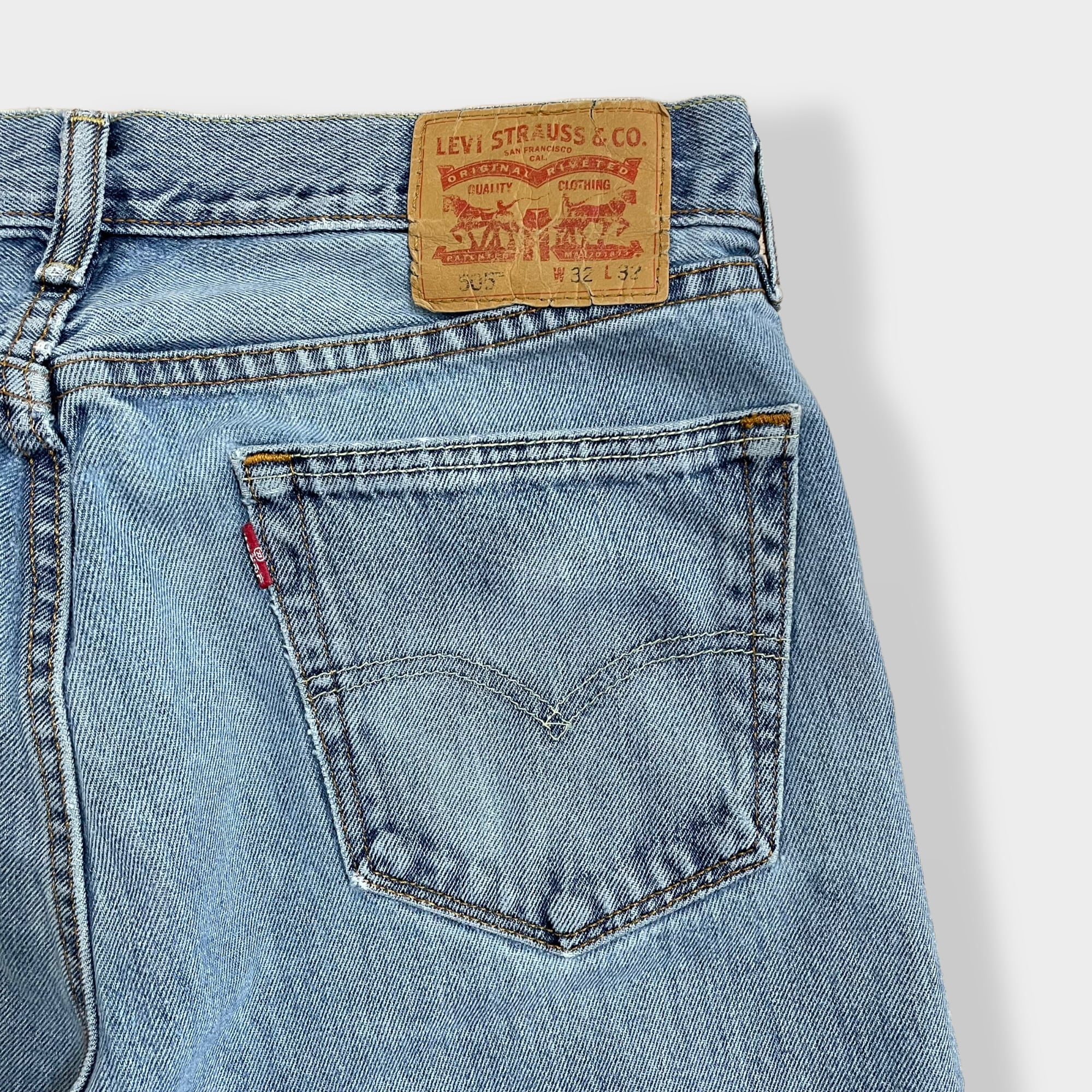 LEVI'S メキシコ製 デニム ジーンズ  505 メンズ パンツ 42/30