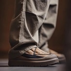 Lace-Up Platform Volume-Sole Sneakers ◇H1007