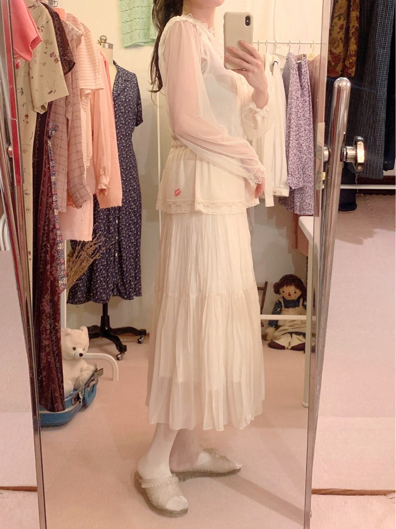 remake : freckles constellation lingerie dress