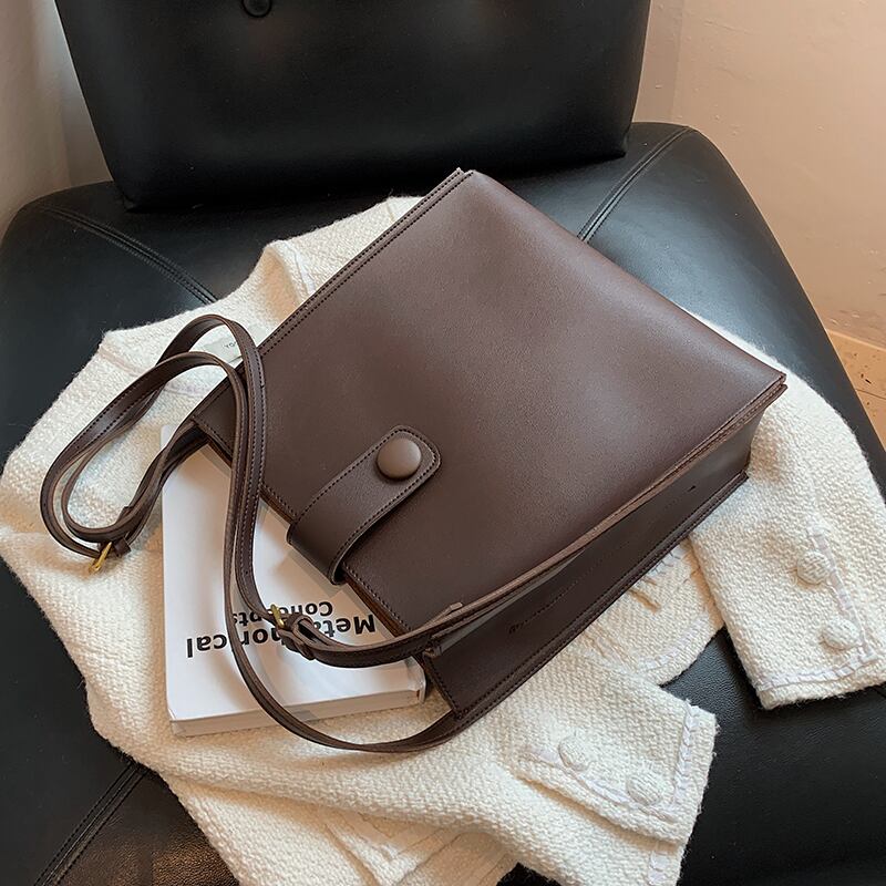 オータムスタンダードショルダーバッグ レトロ 秋物 トートバッグ 手作りハンドバック32360362049