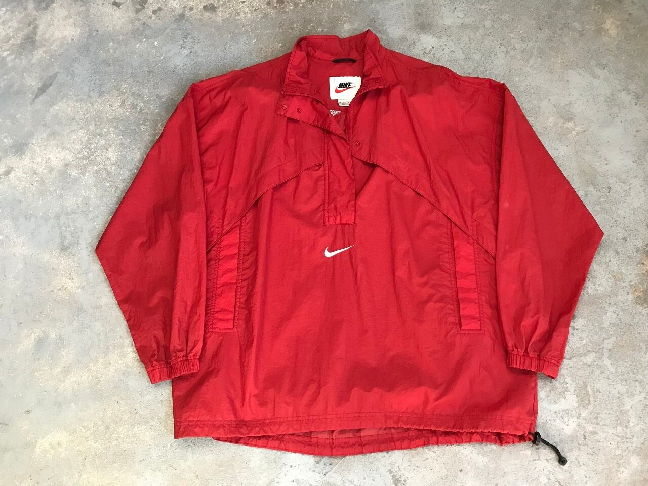 90~2000s NIKE nylon half zip jacket
