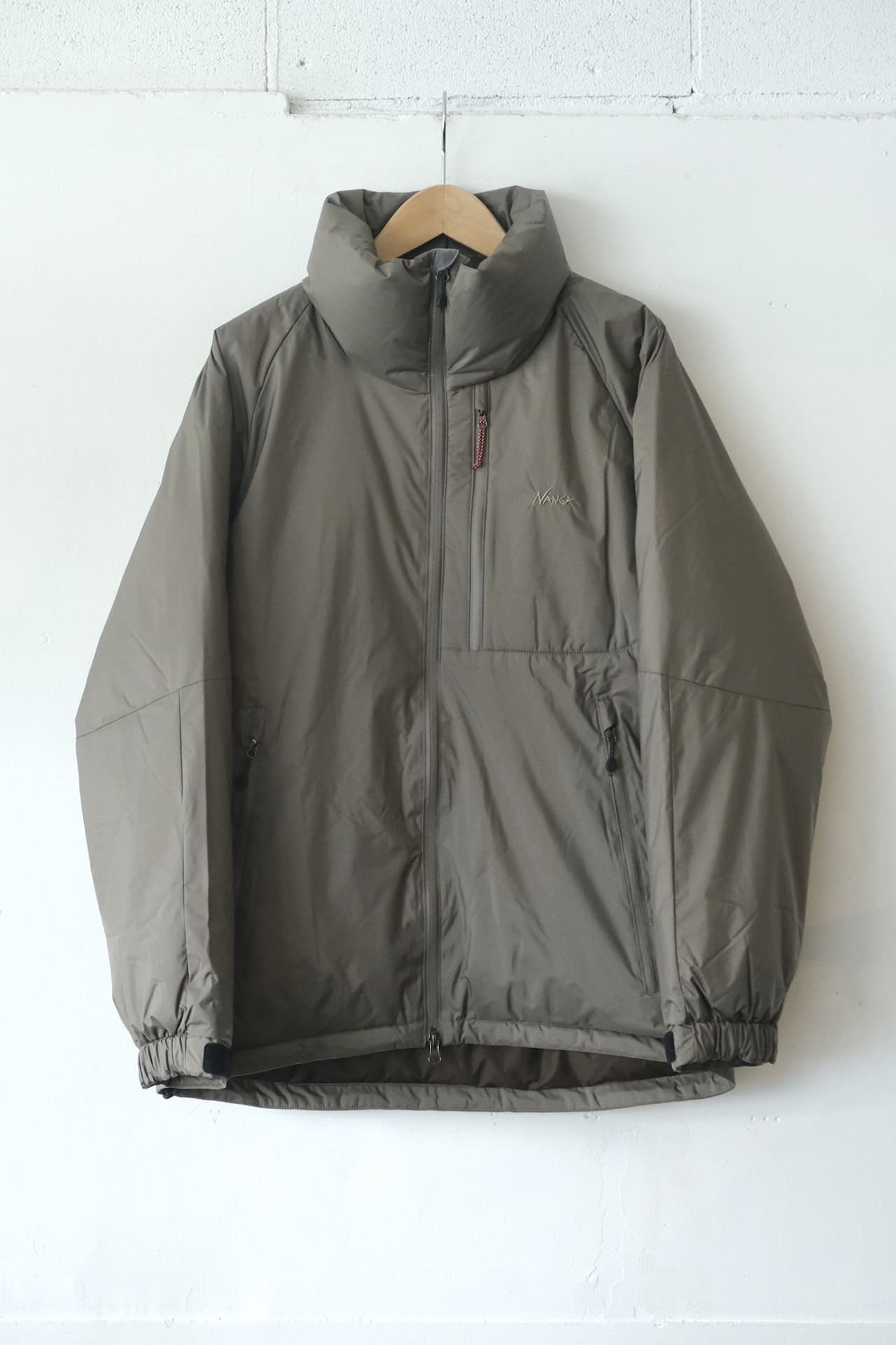 NANGA AURORA TEX STAND COLLAR DOWN JACKET M.Gray,Black