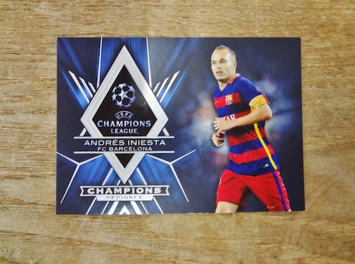 アンドレス・イニエスタ No.CP-AI 2015-16 TOPPS UEFA CHAMPIONS LEAGUE