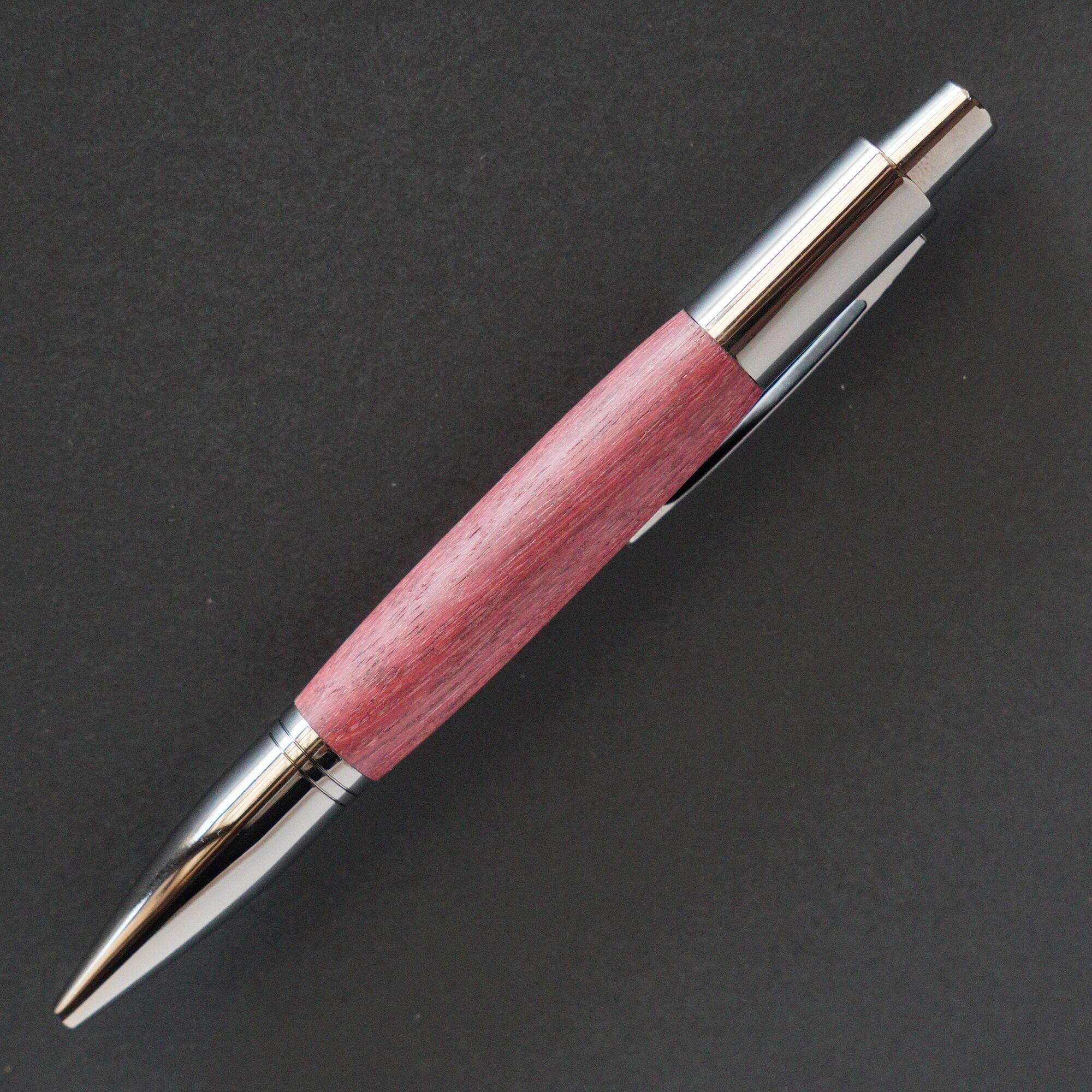 太軸クリックボールペン パープルハート | Purple heart Click Pen