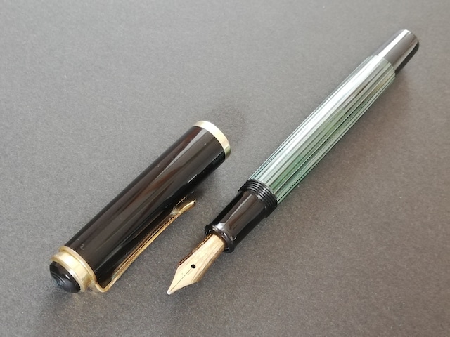 '50s　ペリカン４００ グリーン　Pelikan 400 Green　（オーブリーク太字）　14K　　　　　02121