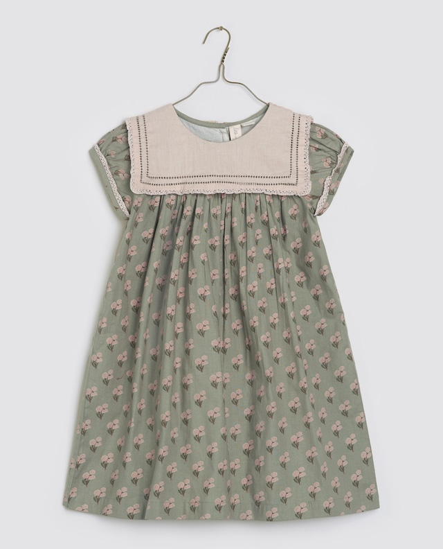 Organic Simone Dress - Poppy floral / Little Cotton Clothes