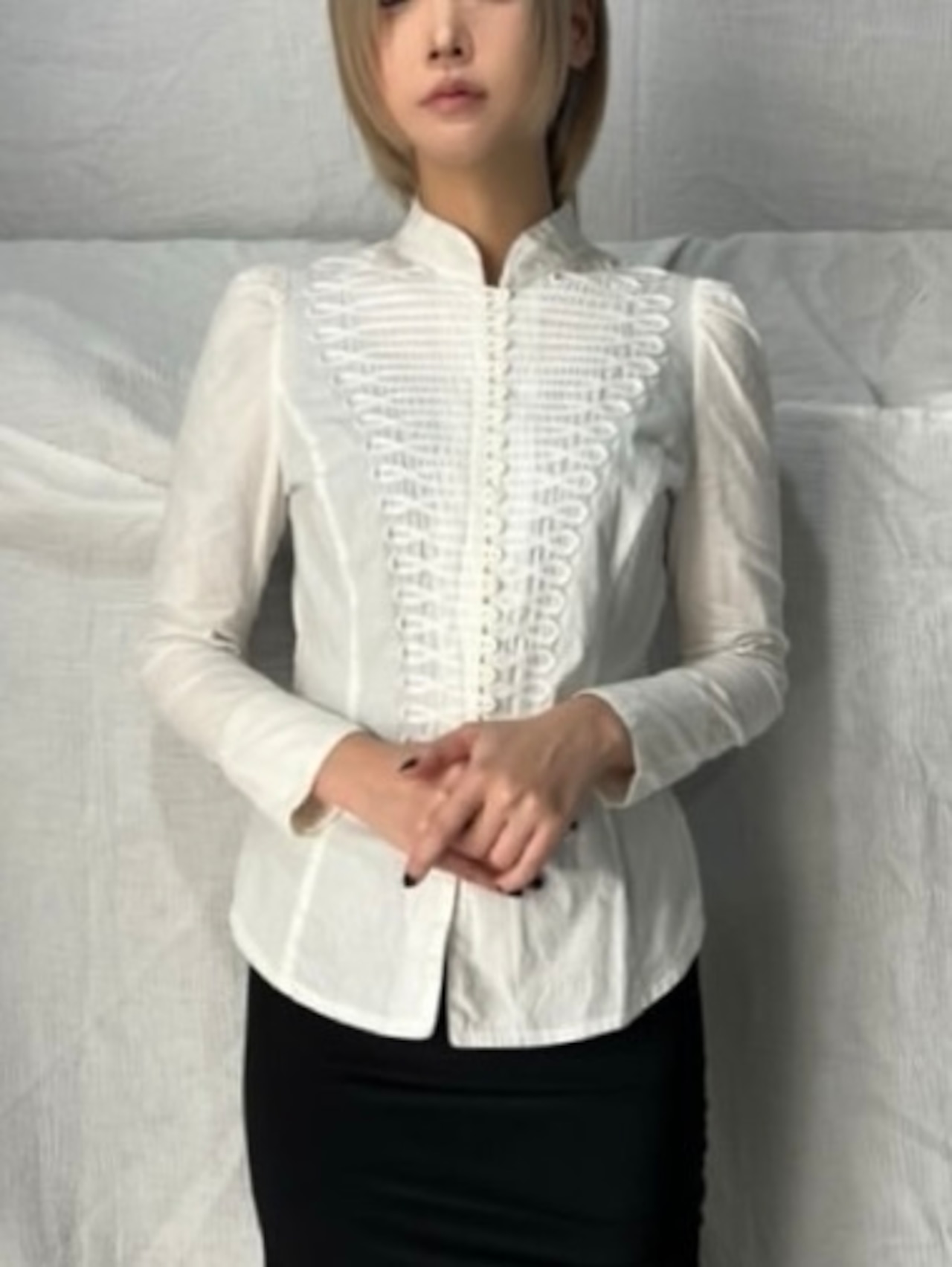 "VIVAYOU" Napoleon Puff Sleeve Shirts