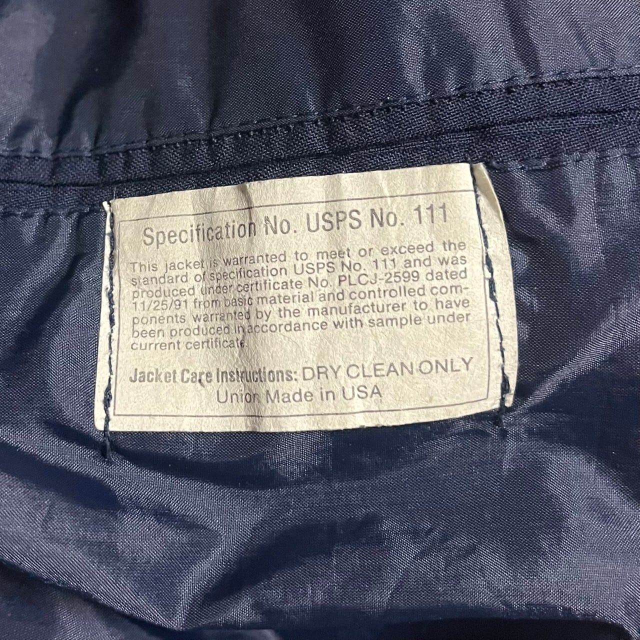 size M】USPS USA製 ポストマン ワークジャケット ブルゾン