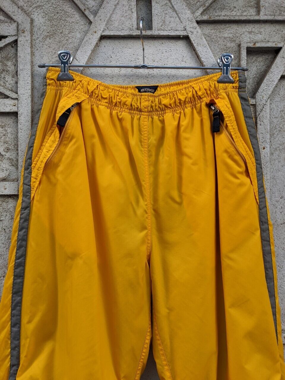 "ABERCROMBIE" nylon convertible pants vintage 深緑オンライン