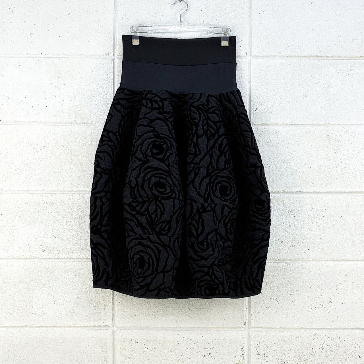 PICTURES ピクチャーズ 黒 花柄 刺繍 バルーンスカート バルーンスカート | ピクチャーズ