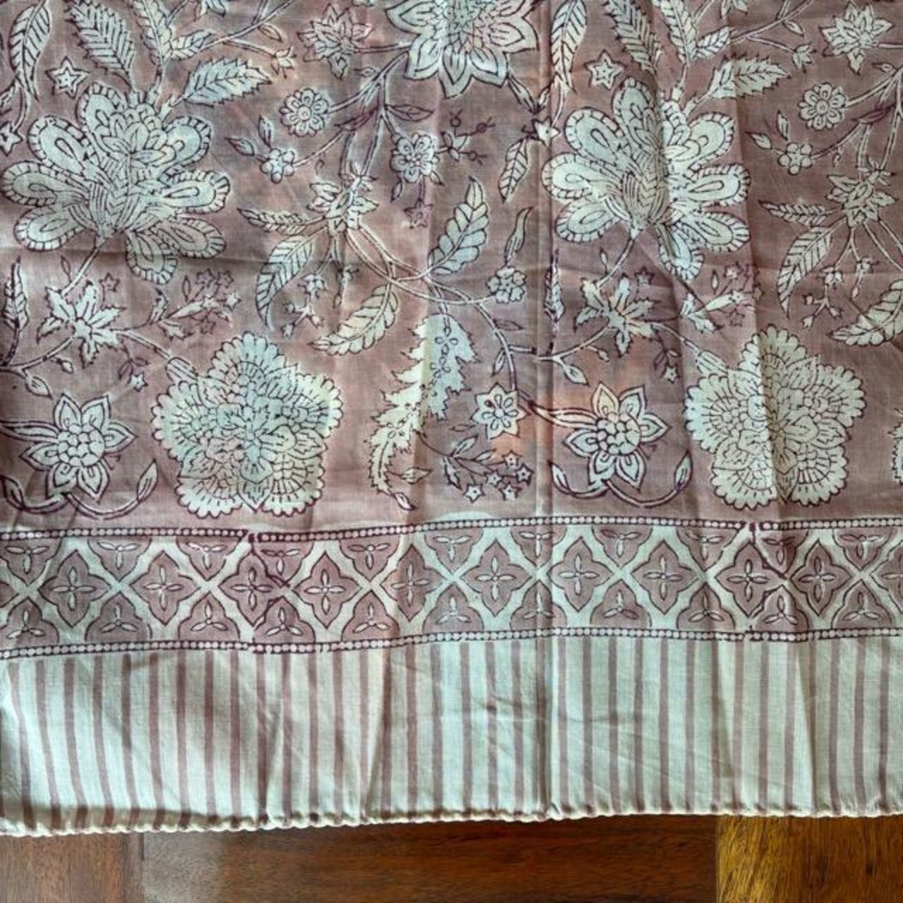 TOPANGA Homefurnishing India Block print curtain Warm C 110×180cm