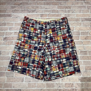 BERLE PATCHWORK SHORTS USA製 実寸W32