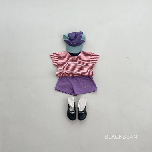 《取寄》ピーナッツT：kids【blackbean】※送料無料