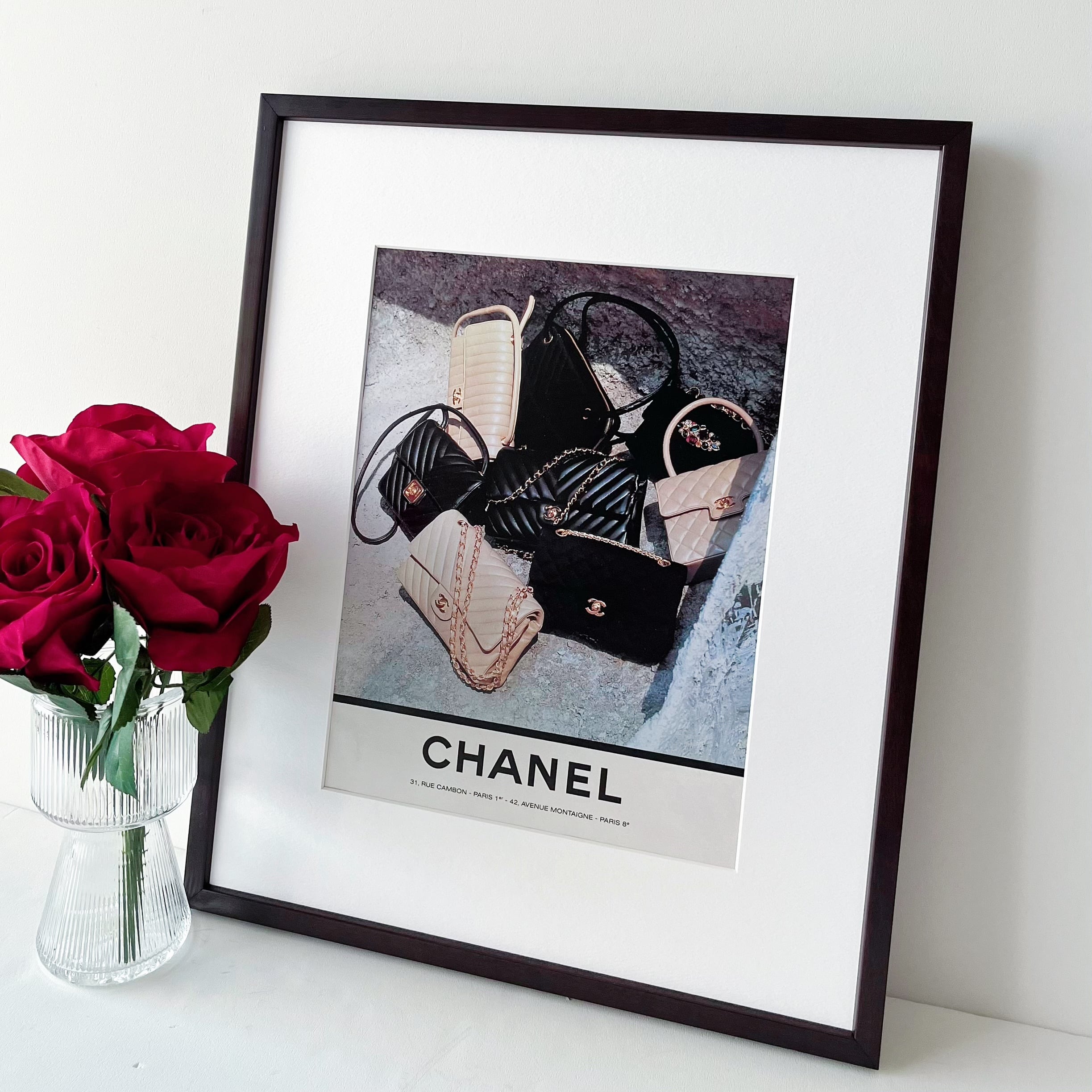 1991 広告＞ CHANEL シャネル マトラッセ ヴィンテージ アートポスター