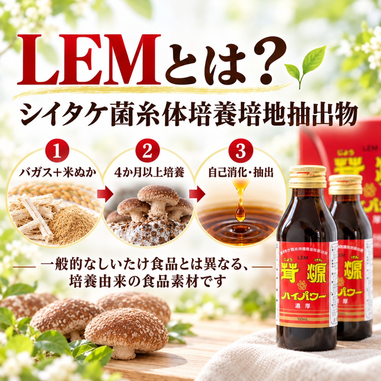 茸源ハイパワーLEM 10本セット | 株式会社三栄 オンラインショップ