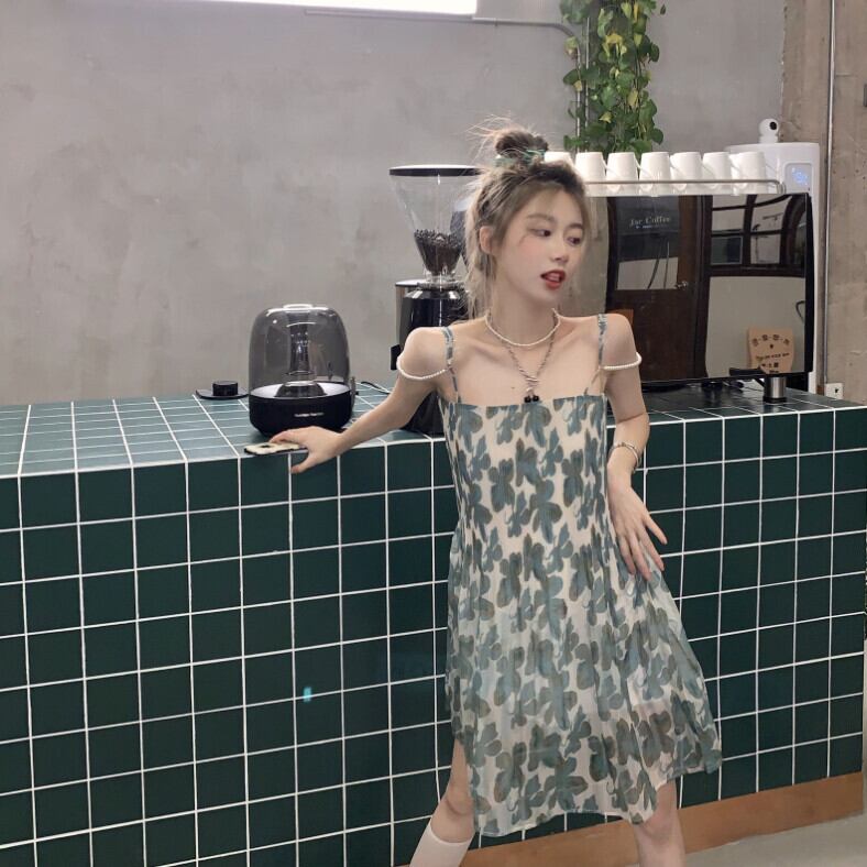 薄手フローラルサマースタイルスカート 夏物 花柄 モンロー82115706484