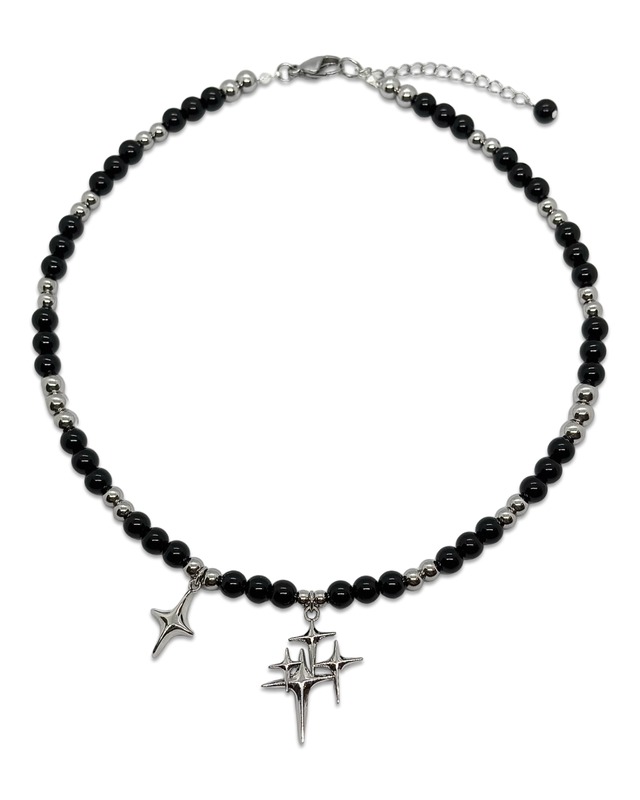 STAR BURST BEADS NECKLACE