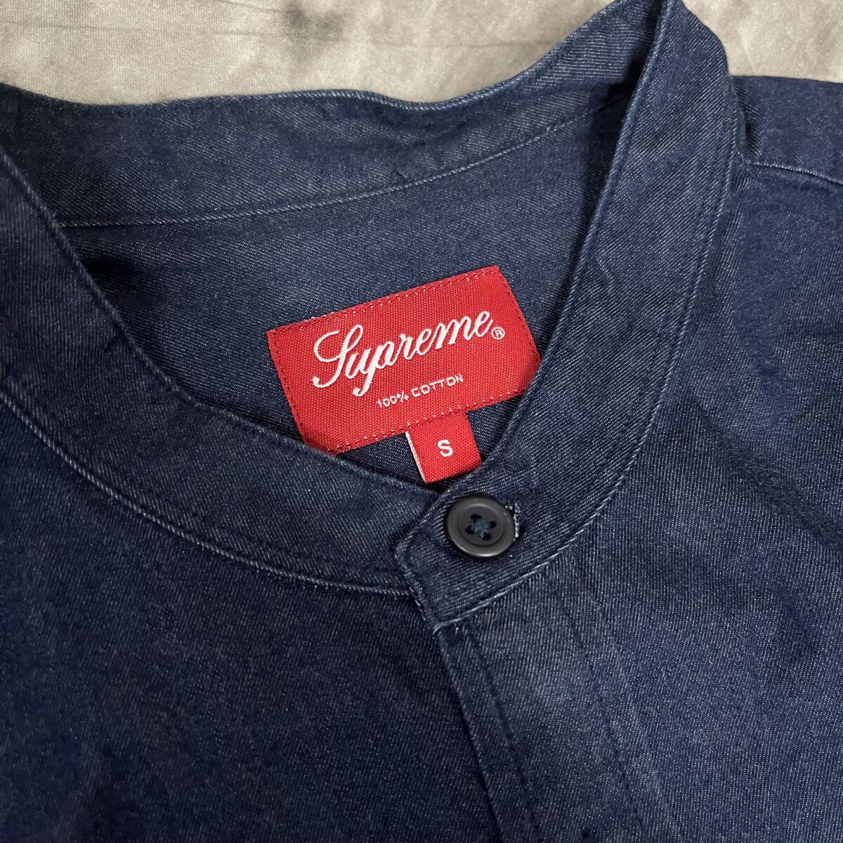 Supreme/シュプリーム【15SS】Denim Band Collar Shirt/デニム バンド