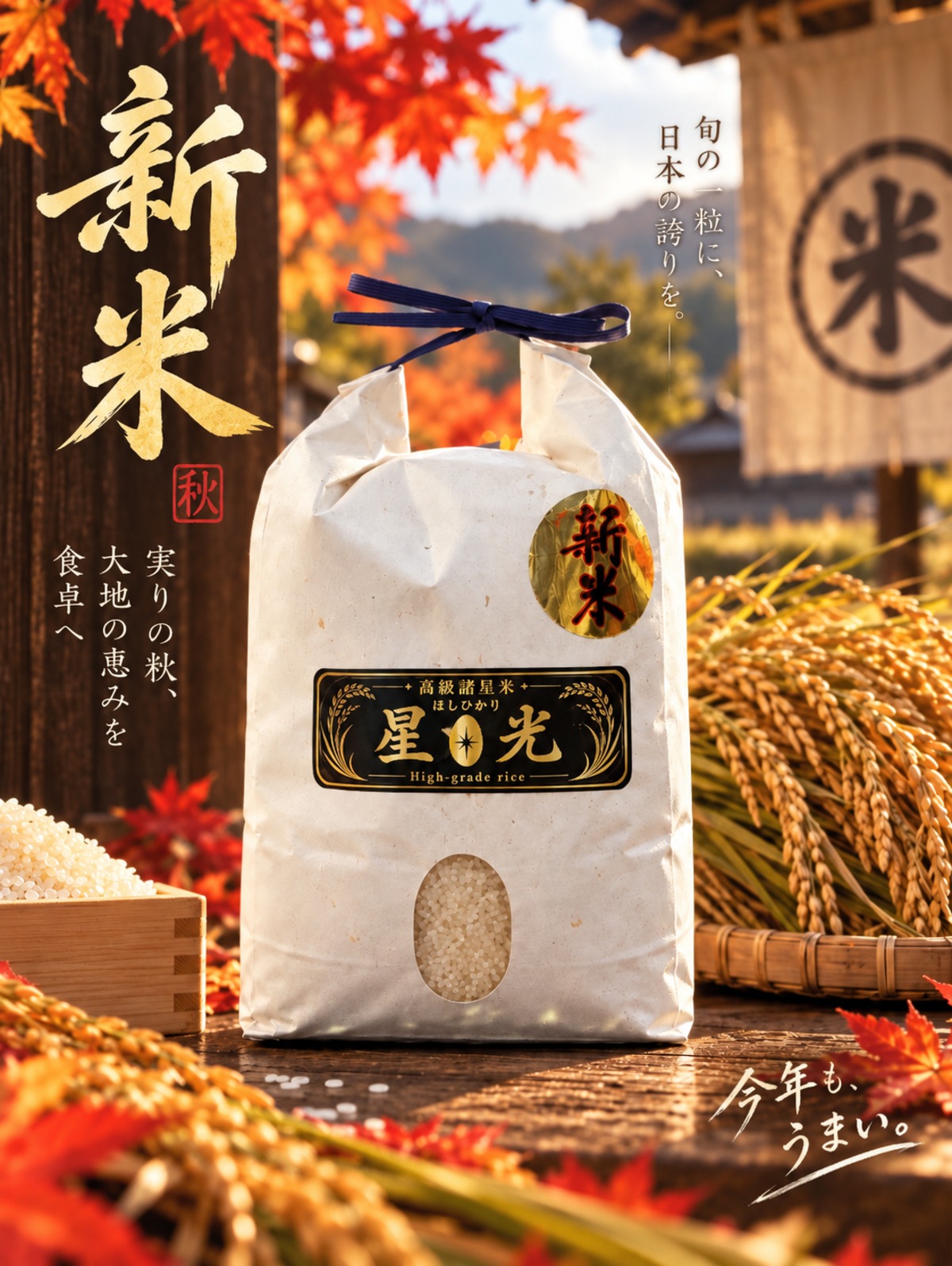 諸星米 星光 HOSHIHIKARI 2026 新米 10kg | FIGHTINGSTAR