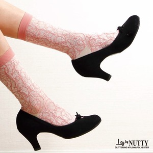 【 SQUIGGLE SOCKS SERIES 】COLOR ＜PINK ＞