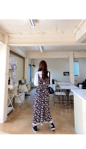 花柄タンクワンピース  AJ22008-915