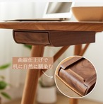 木製 後付け 引き出し ︱ デスク下収納 無垢材 スライド式 取り付け簡単 小物収納 おしゃれ 省スペース 21.5×13.5×4.5cm