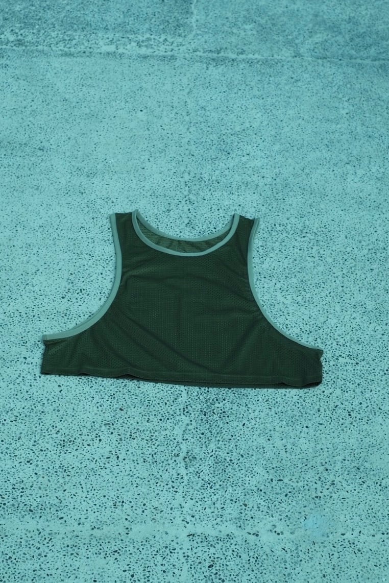 LILLY DEL SALONE × MOON TREE  PLANET [MESH SHORT TANK]