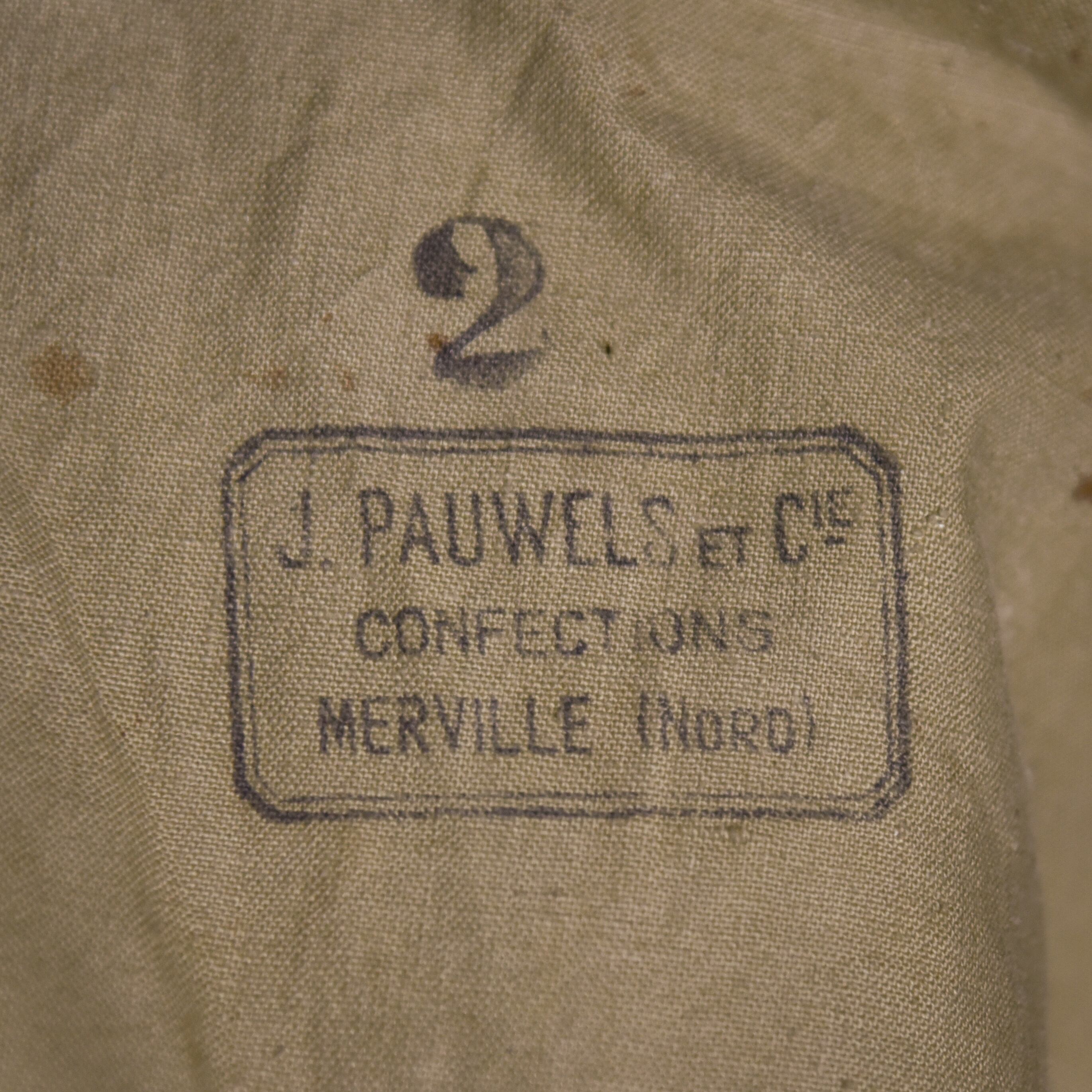 30-40s French Army Linen Motorcycle M35 Jacket フランス軍 リネン
