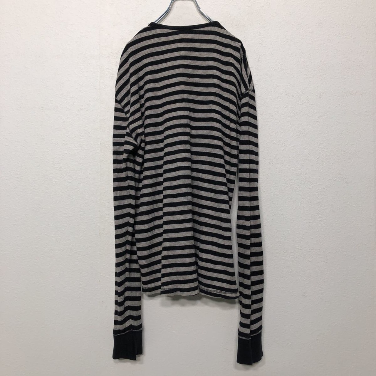 L.O.G.G. H&M サーマル ロンT XLサイズ ビッグサイズ ボーダー柄 長袖T 