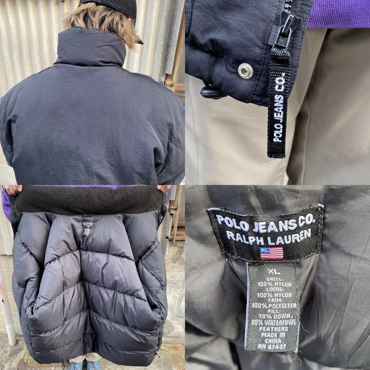 POLO JEANS Ralph Lauren ポロジーンズ ラルフローレン ダウン 