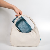 【ムーン】琵琶湖生まれの三つ編みバッグ