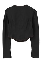 CLANE HERRINGBONE CORSET DETAIL TOPS
