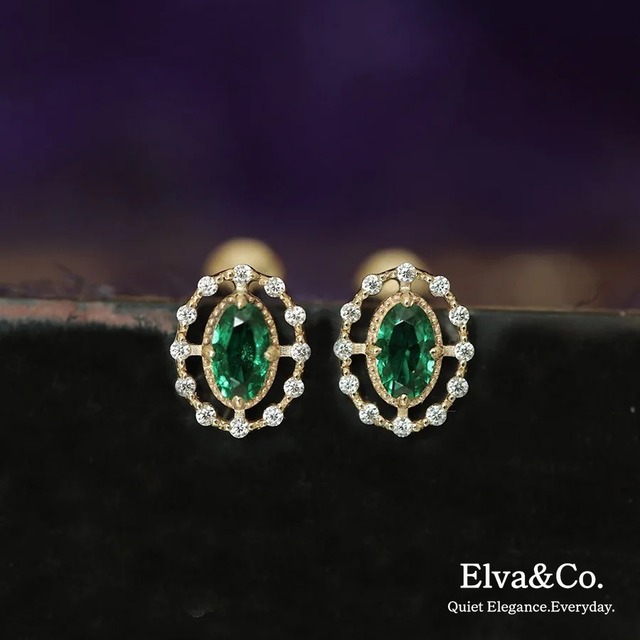 Emerald Halo Pierce（エメラルドハローピアス）