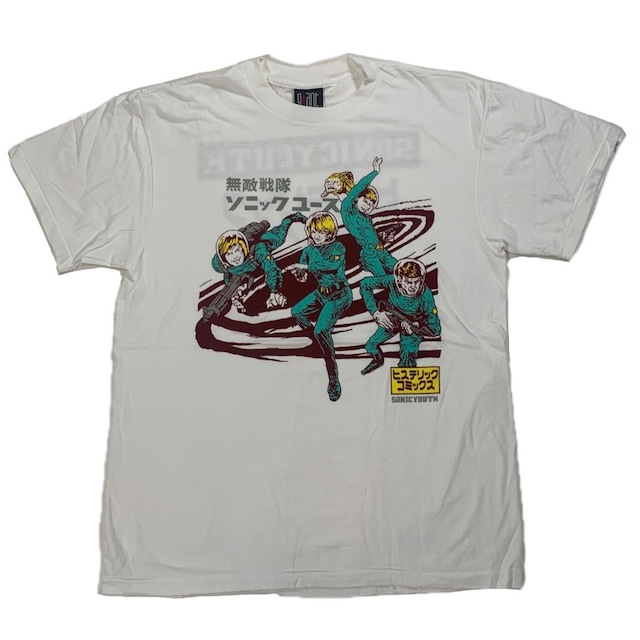 12449 無敵戦隊ソニックユース Tシャツ ヒステリックコミックス L