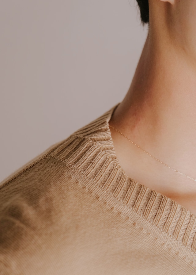 00's JIL SANDER v-neck wool knit