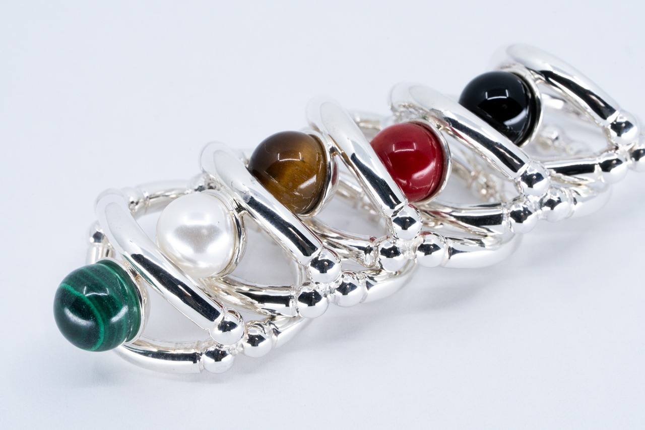 R-105 Breastplate Ring (Eye of Truth onyx) オニキス