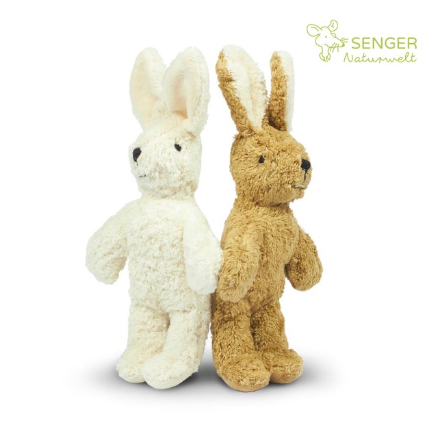 Animal Baby Rabbit WHITE  / Senger Naturwelt  [オーガニック ぬいぐるみ うさぎ ラビット 出産祝い おしゃれ ギフト ファーストトイ]
