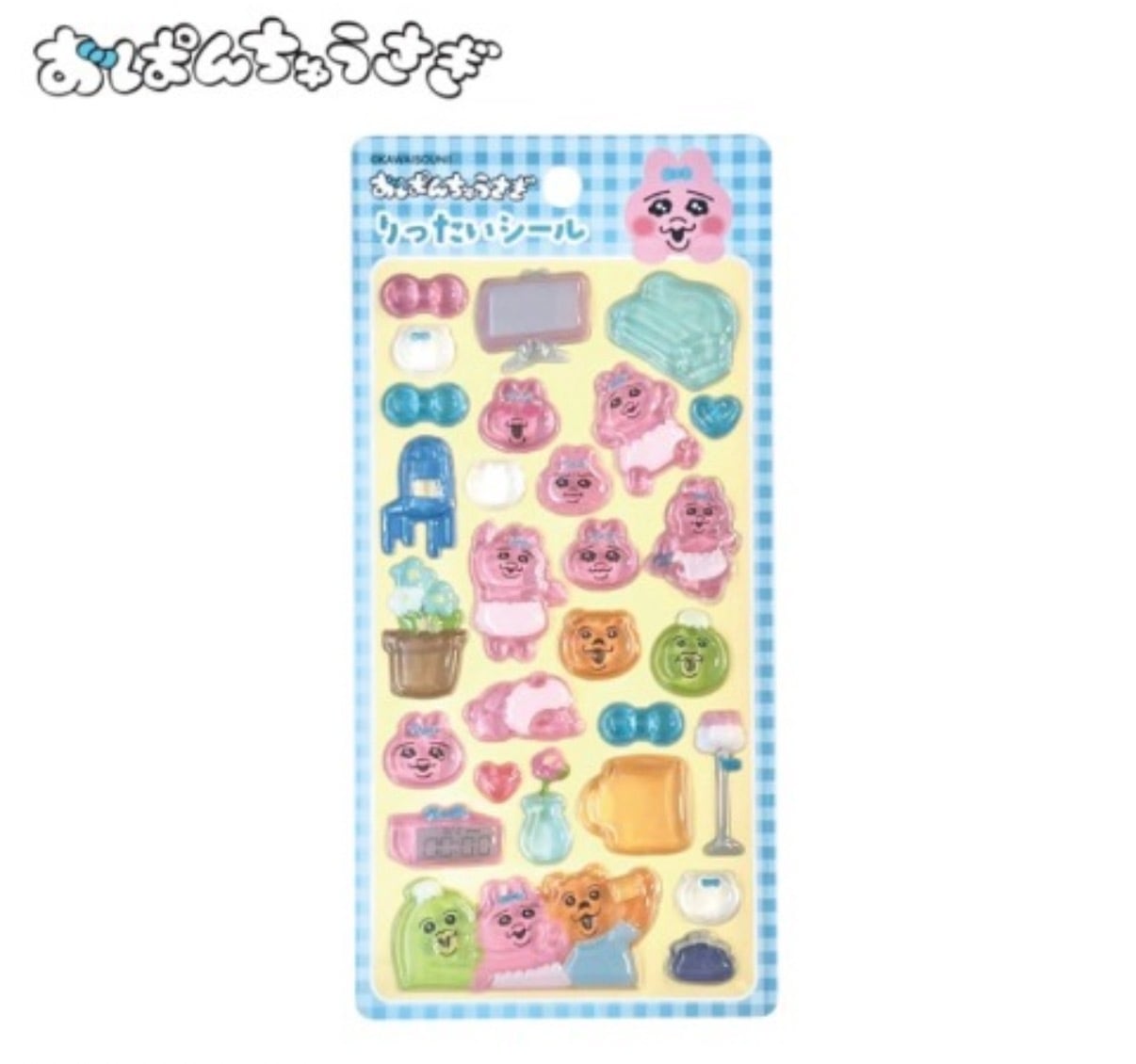 正規品】おぱんちゅうさぎ りったいシール 2種 | 雑貨販売ぶりーろ