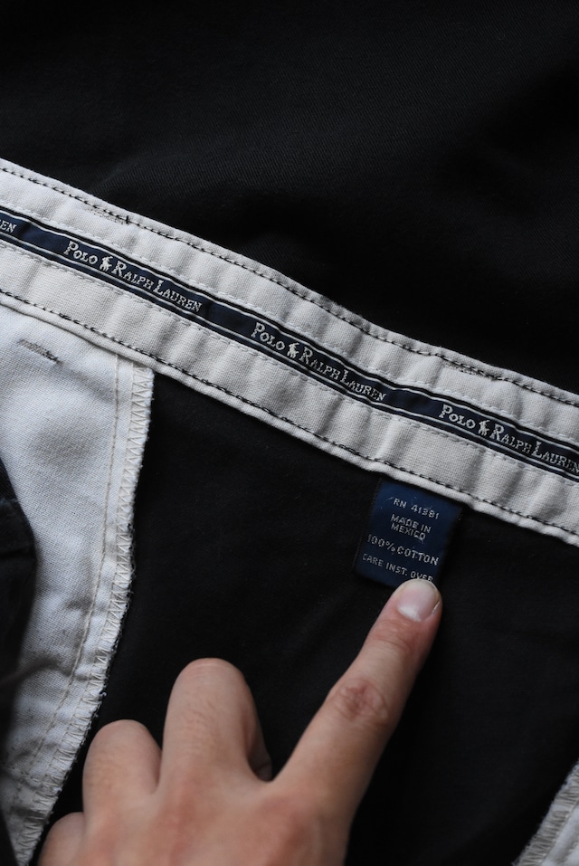 OK/90's "polo by Ralph Lauren" 2tuck chino trousers