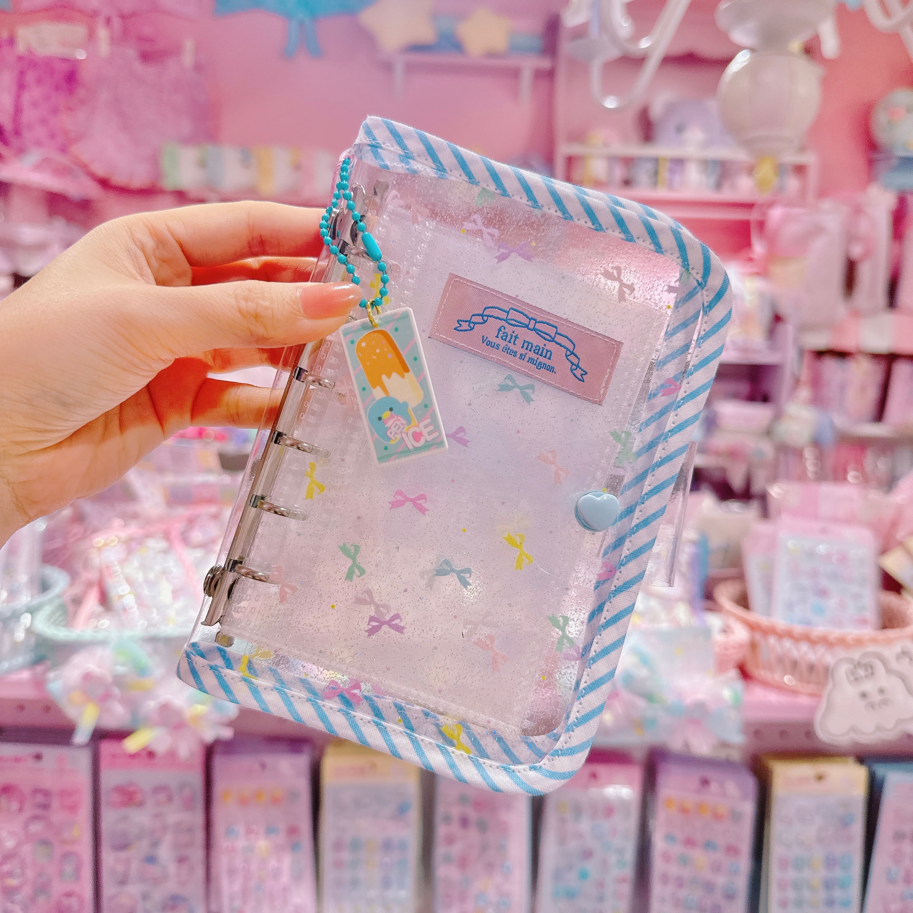 【K6】87-22シール帳（A7サイズ）