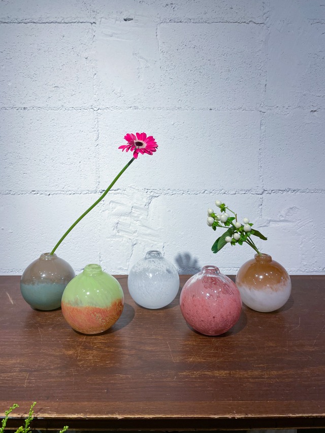 花瓶　objet glass vases 010