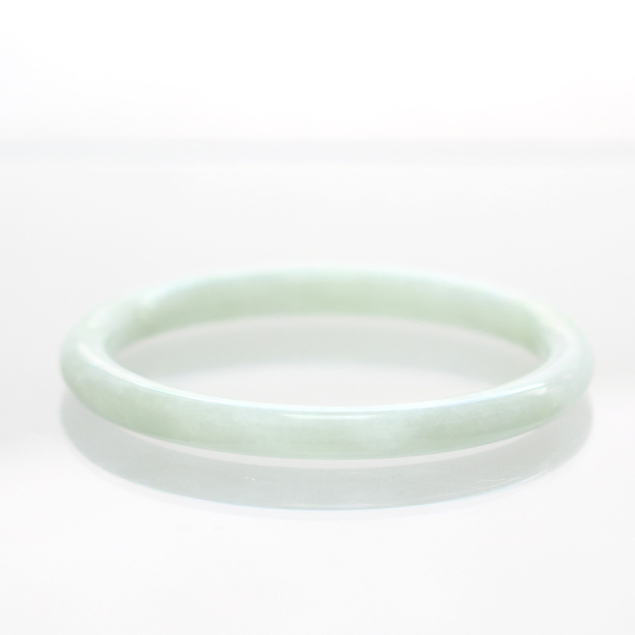 【内径 59.6mm 】翡翠プリンセスバングル  A貨翡翠 jd_bg1319