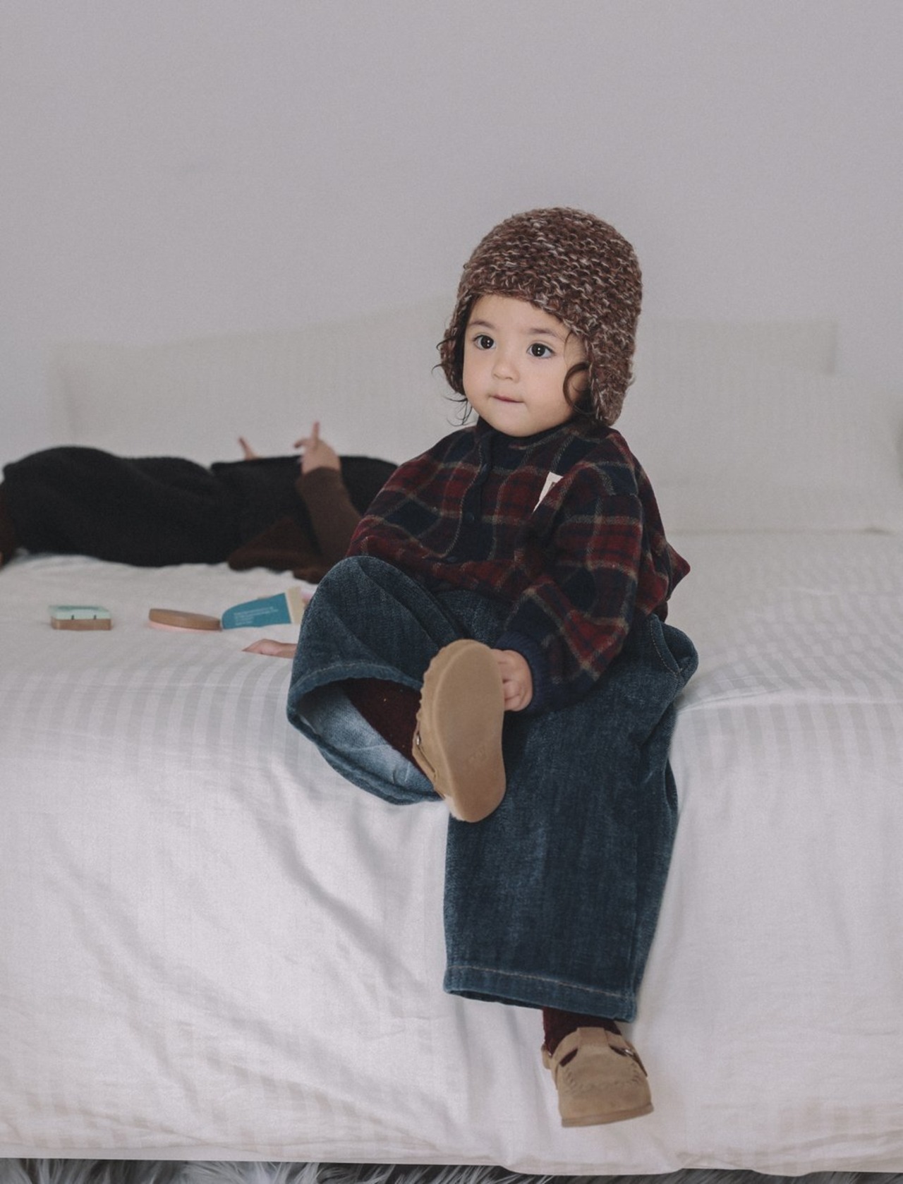 ONU［取寄］wide 起毛 denim pants 26winter