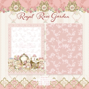 新作予約☆CHO262 Cherish365【Royal Rose Garden】B6サイズ 便箋  letter paper / note paper