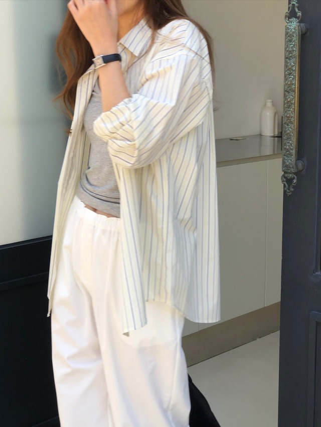 (verveine)  hills stripe shirt  / 3color