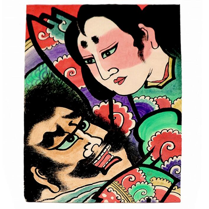 津軽凧絵・ねぷた・ねぶた・No.200118-078・梱包サイズ60 津軽凧絵・ねぷた・ねぶた・No.200118-078・梱包サイズ60