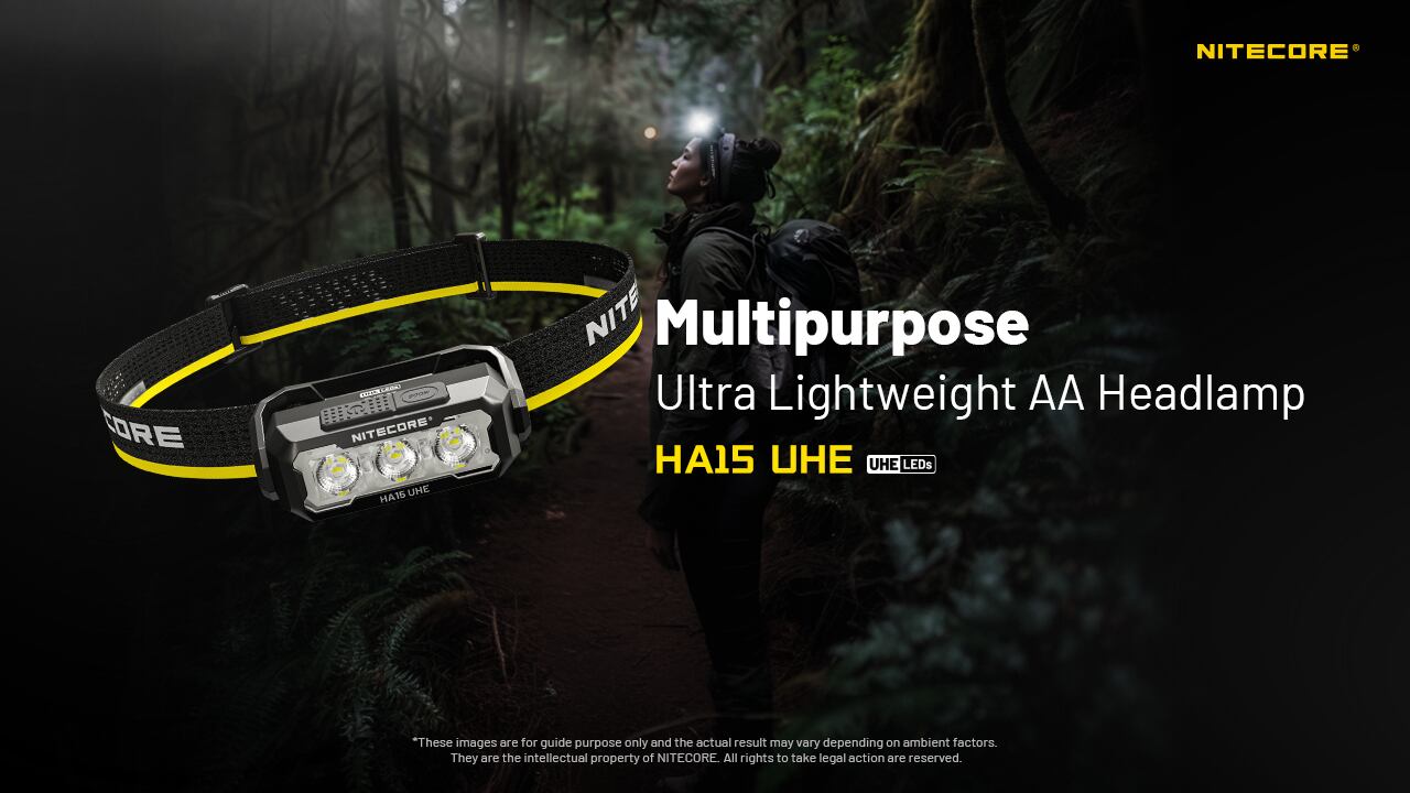HARU品‼️ホワイト＆ブラックオリジナル NITECORE HA15 UHE (NL1411Rリチウムイオンバッテリー付属) | Pay ID