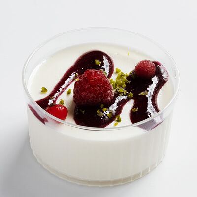 【業務用】 デザートカップアイス バニラ 90ml×24個入| ベリー&ピスタチオ×ブルーベリーソース仕立て 冷凍スイーツ (北海道・沖縄・離島配送不可)