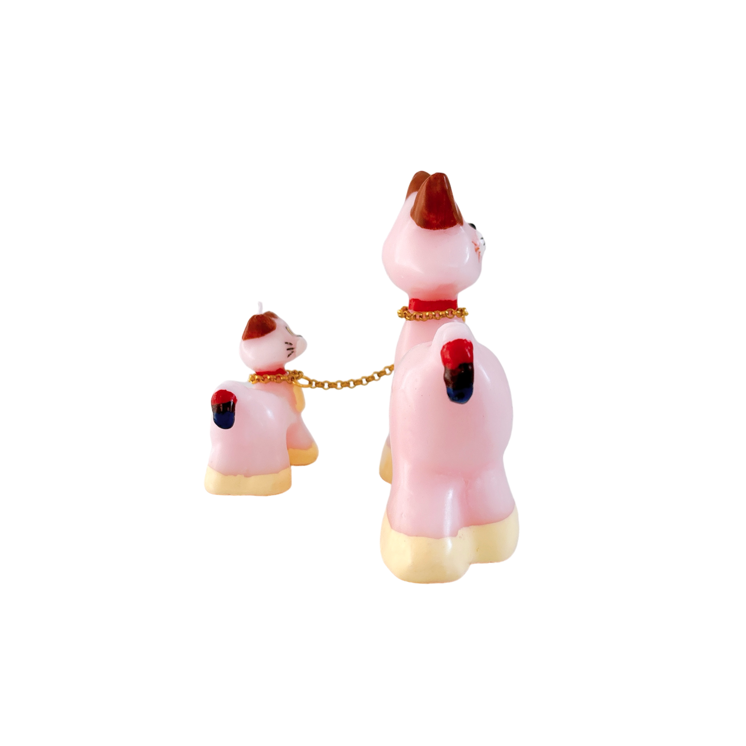 OLGA GOOSE CANDLE PINK CATS / ピンクの猫 | 雑貨店feve