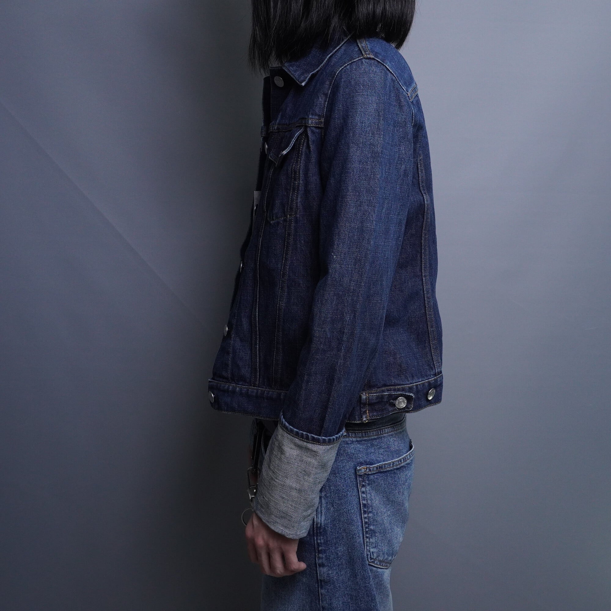 HELMUT LANG】アーカイブ本人期ハイパーロングスリーブデニム HELMUT LANG】アーカイブ本人期ハイパーロングスリーブデニム